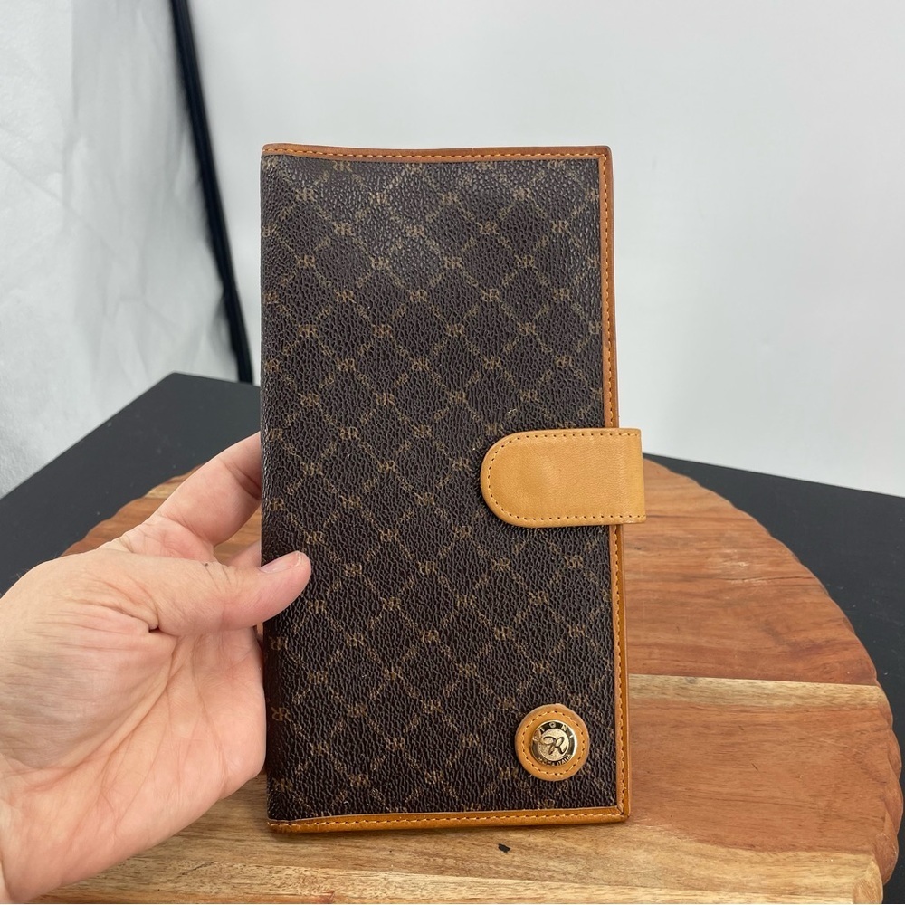 Rioni passport travel Wallet brown tan leather‎